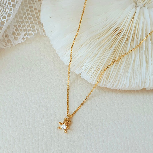 Teddy cubic necklace