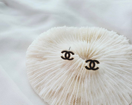 Epoxy cc stud earrings