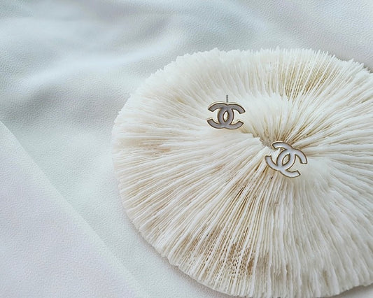 Epoxy cc stud earrings