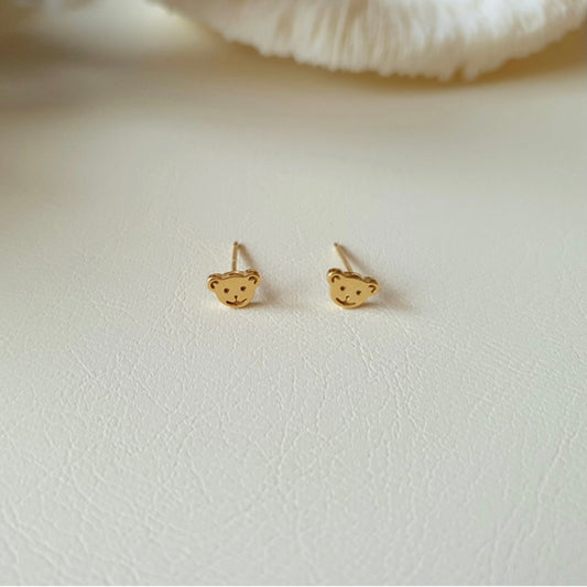 Teddy bear earrings