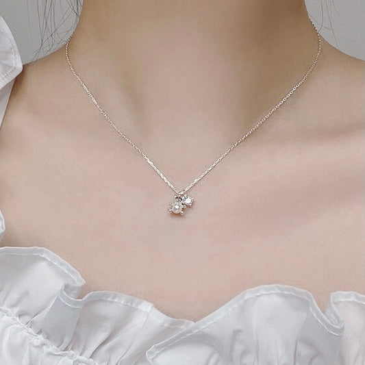 Teddy pearl necklace