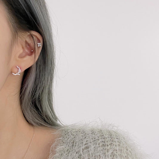 Crescent earrings
