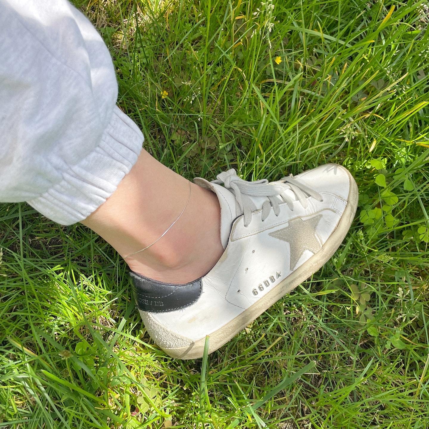 Snake silk chain anklet