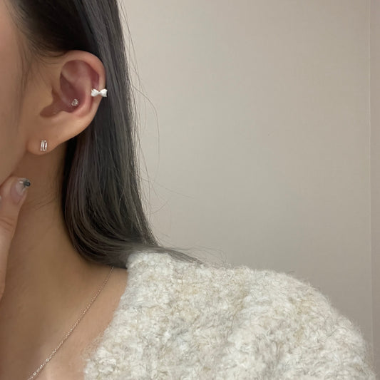 Opal ribbon piercing