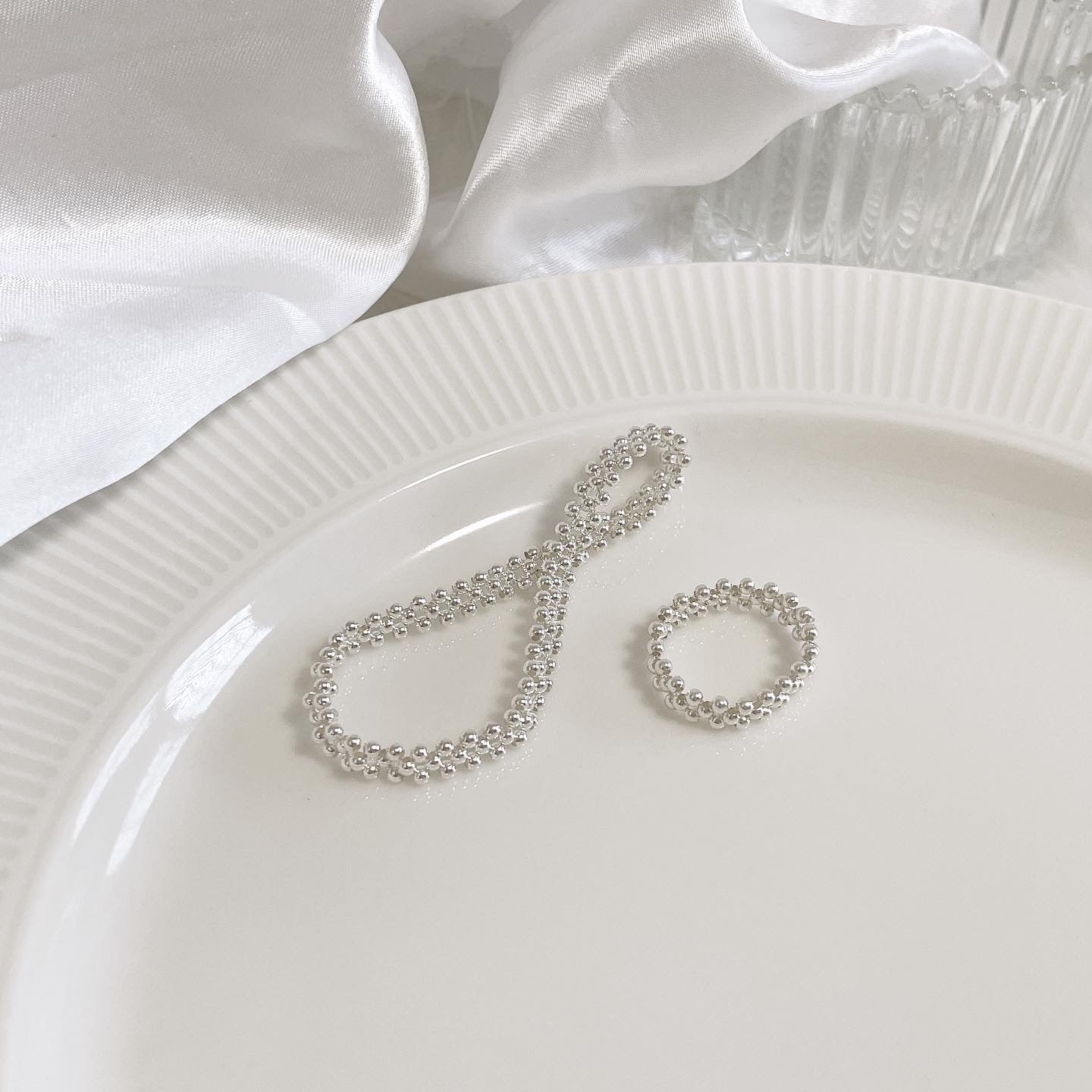 925 Silver ball bracelet