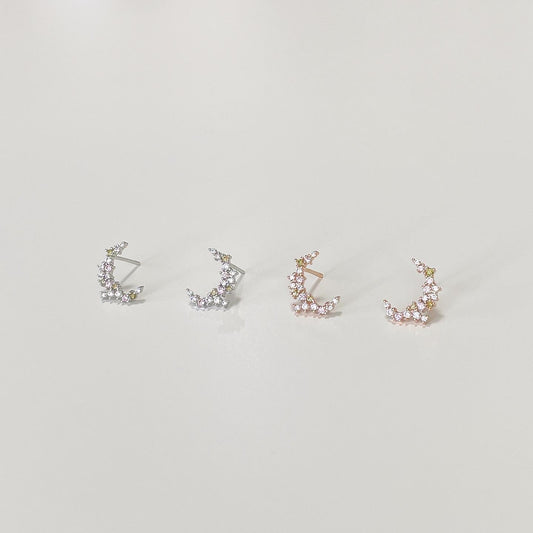 Crescent earrings