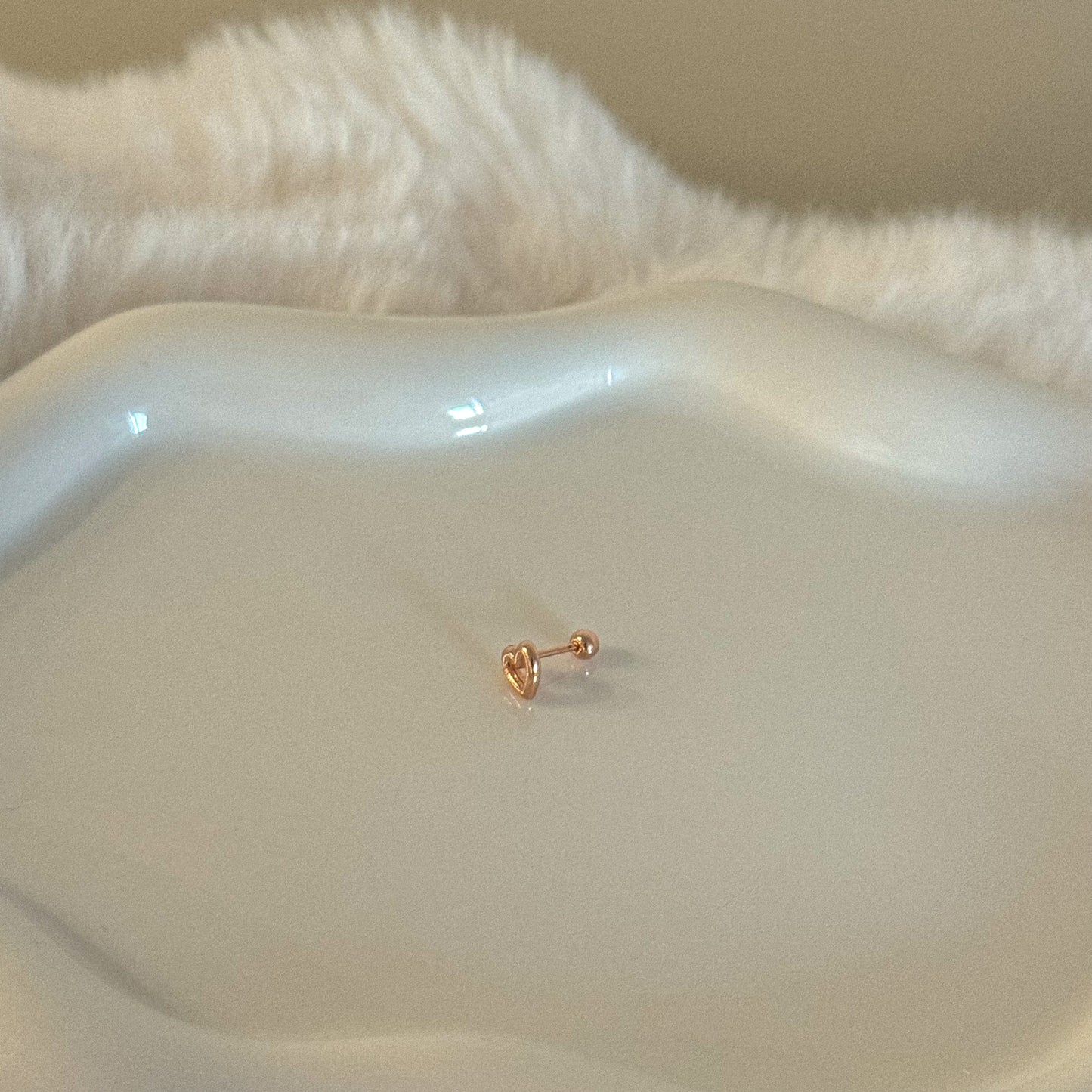 Mini heart piercing