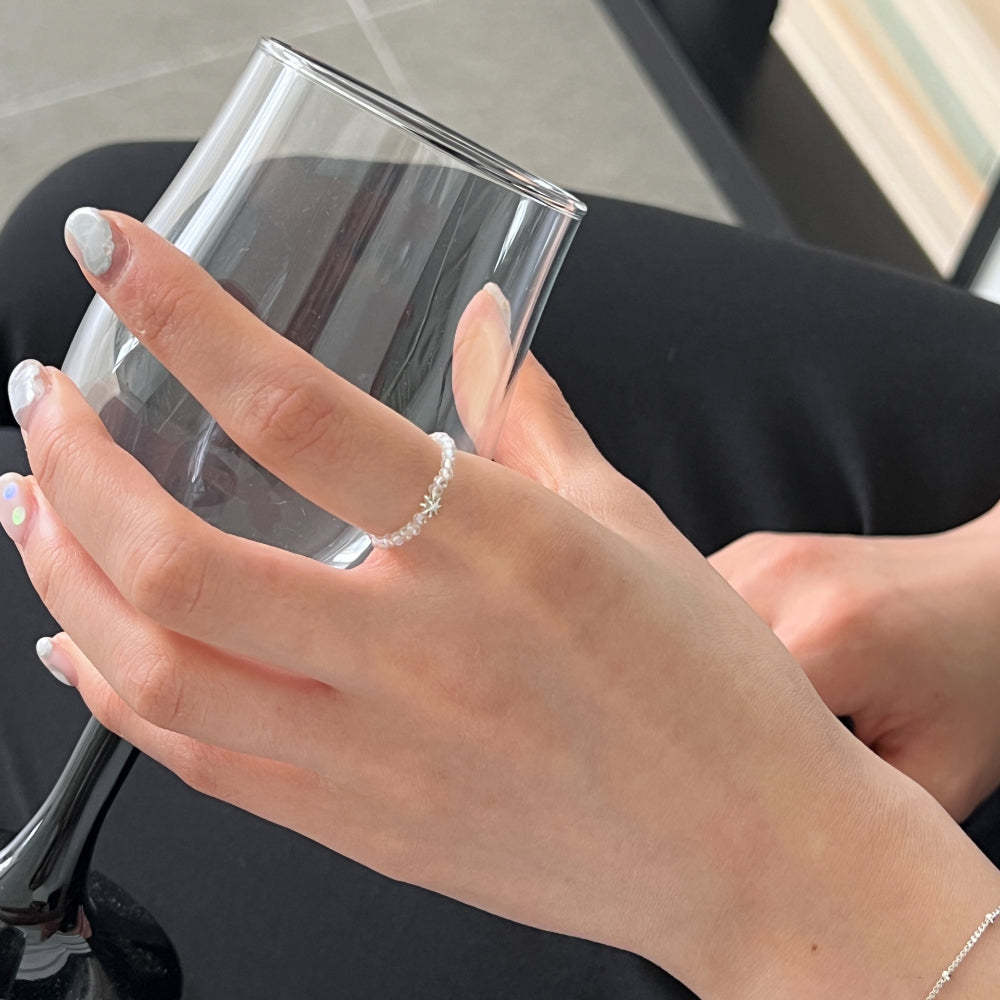 Starlight beads ring