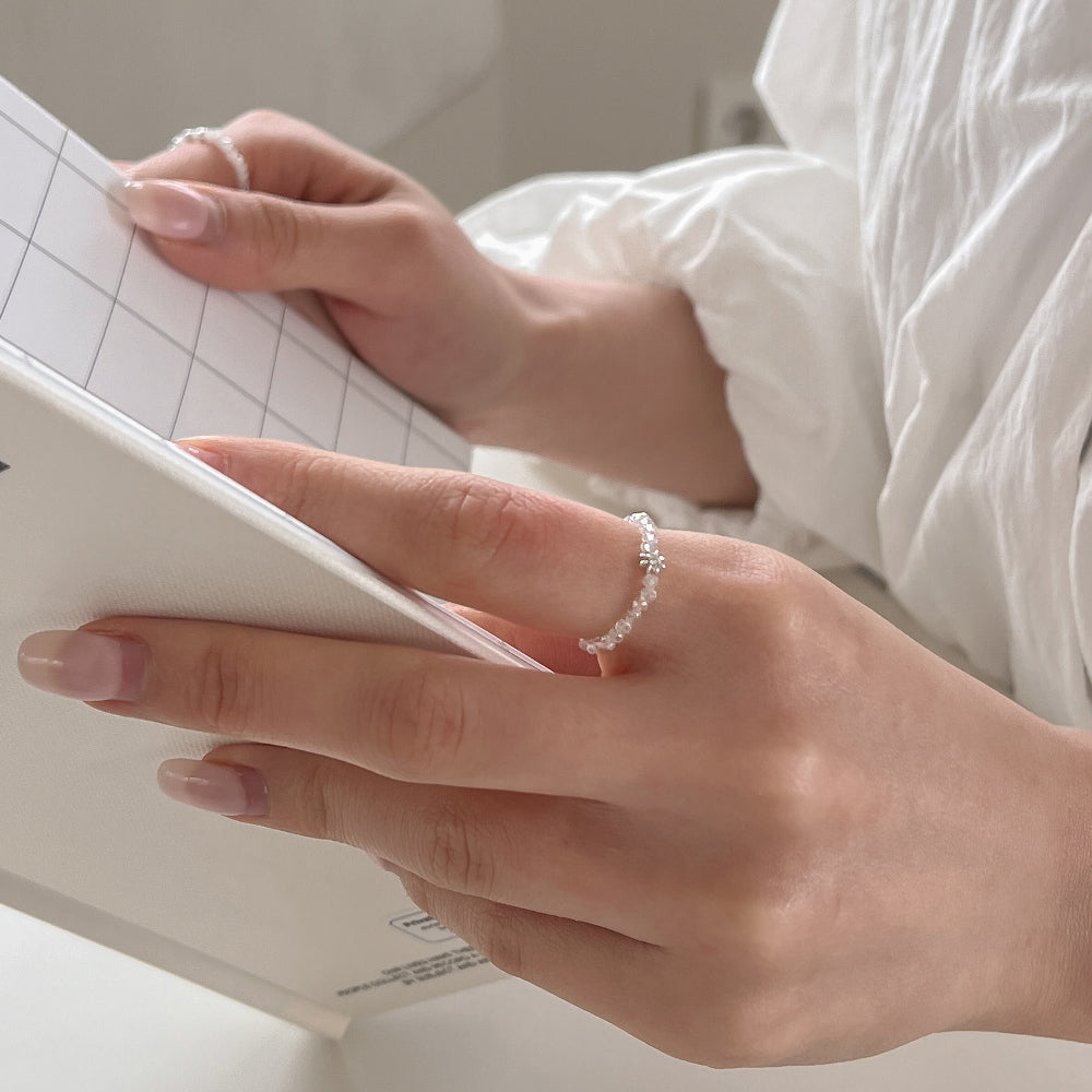 Starlight beads ring