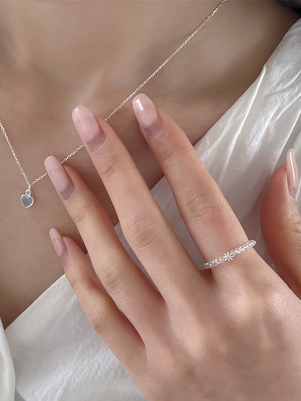 Starlight beads ring