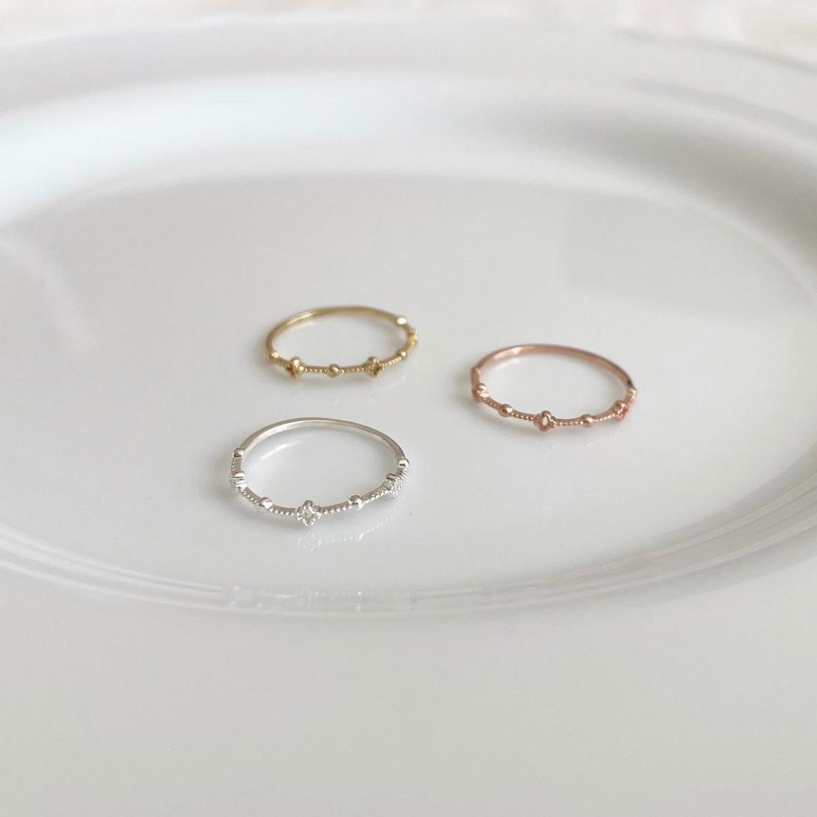 Basic clover petite ring