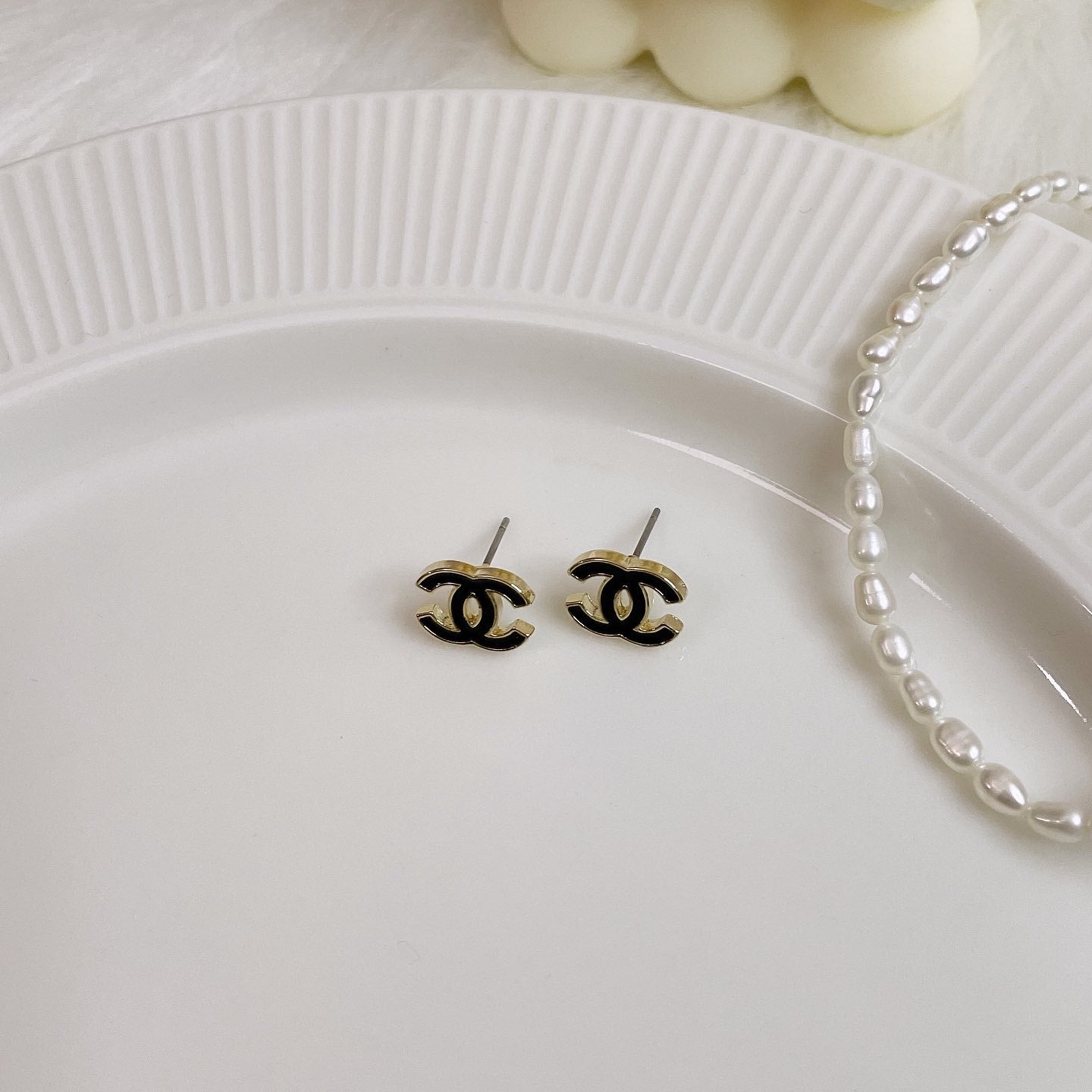 Epoxy cc stud earrings
