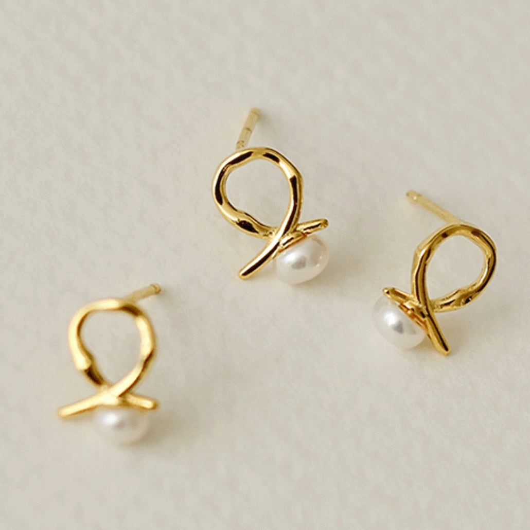 Twist Ribbon earrings