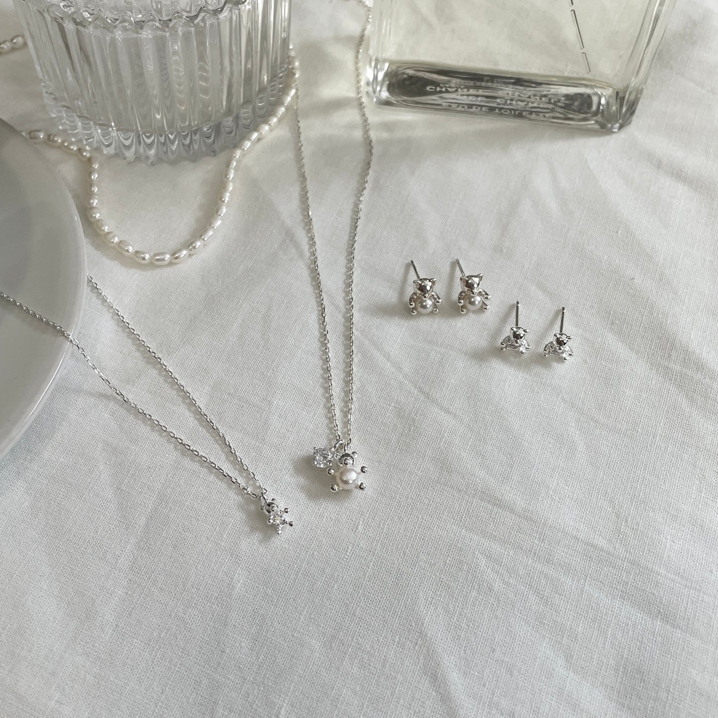 Teddy cubic earrings