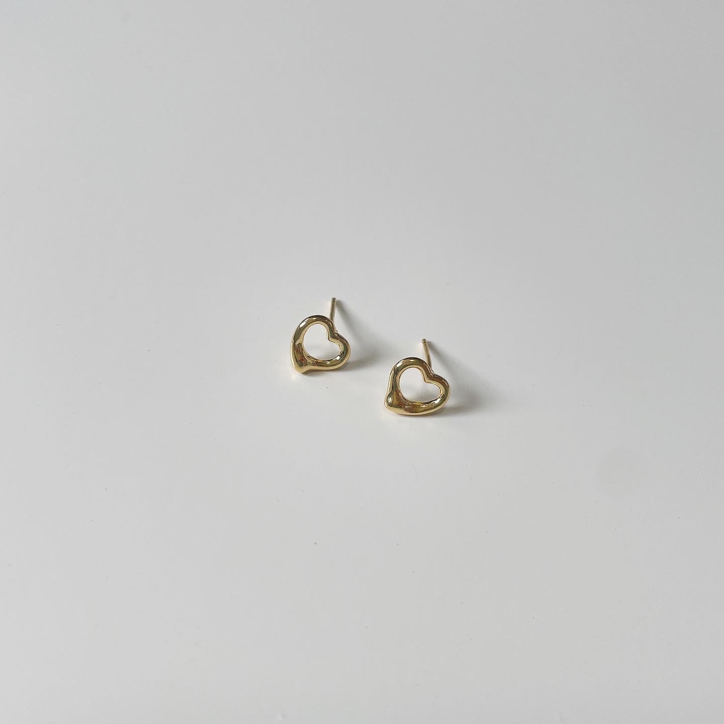 Heart candy stud earrings