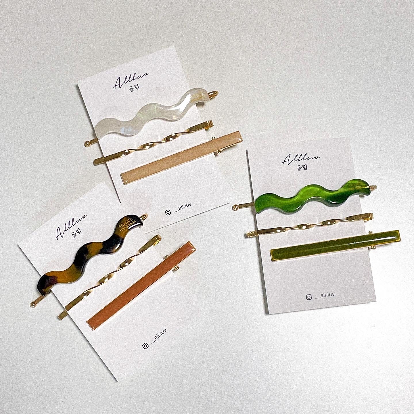 Jade hairpin 3set