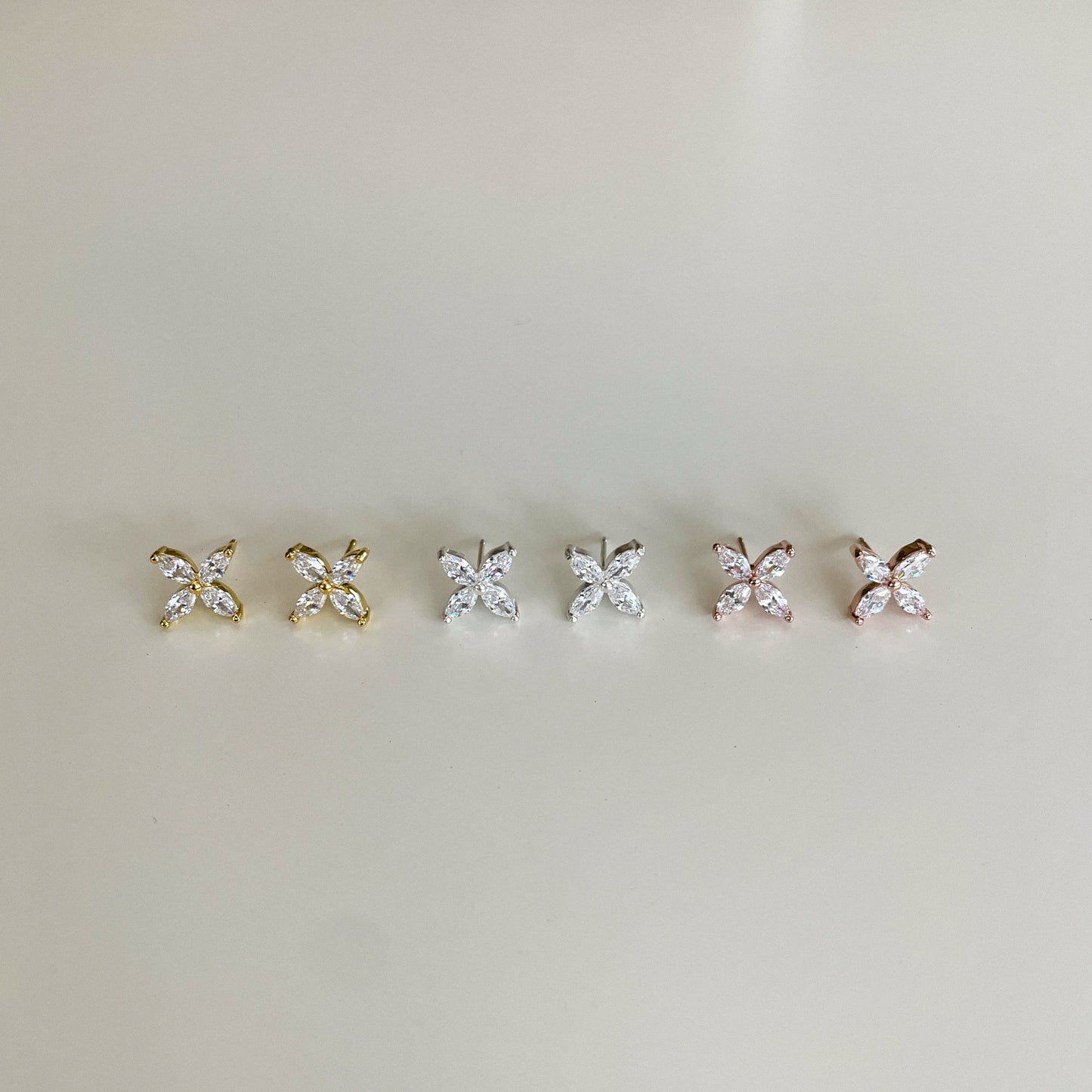 Summer flower earrings