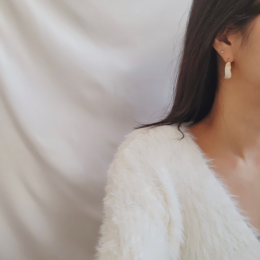 Pumpkin donut earrings