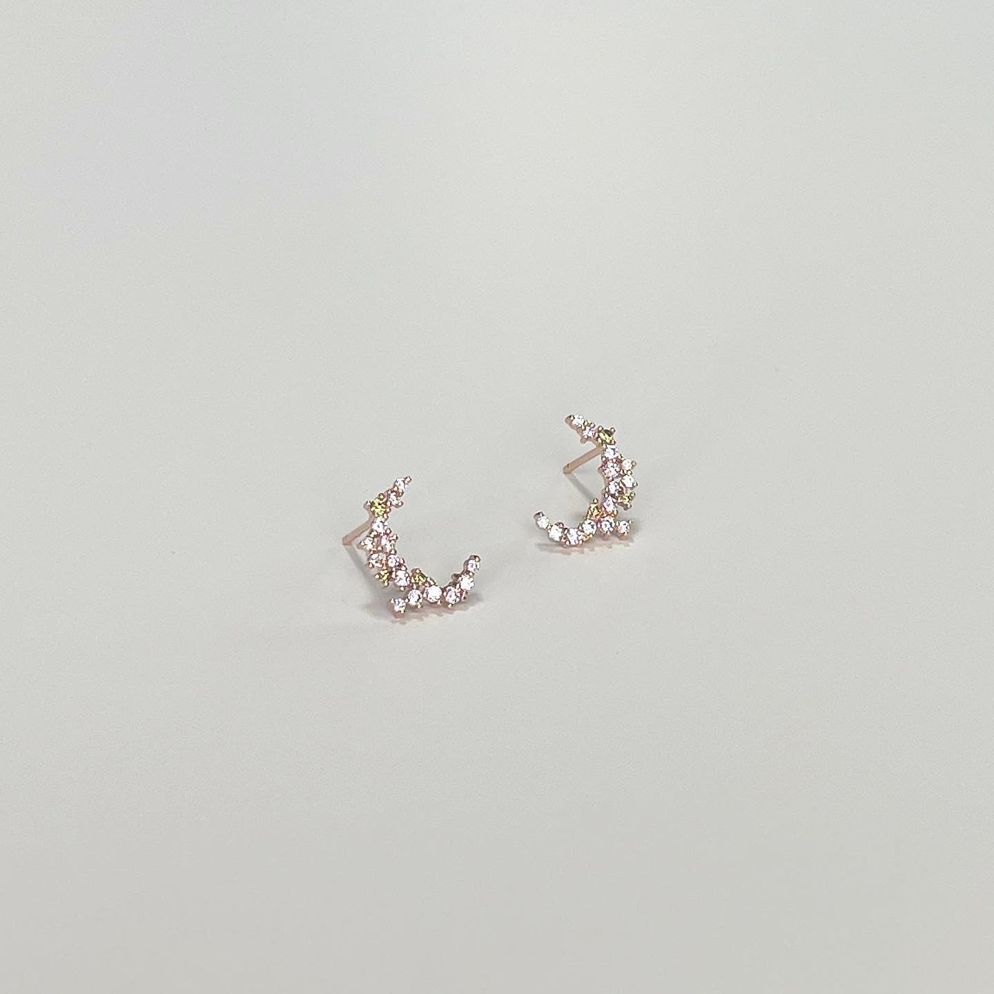 Crescent earrings
