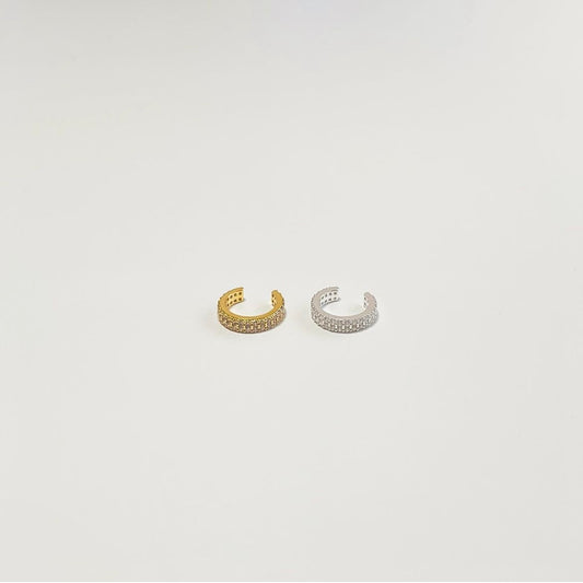 Double cubic ear-cuff