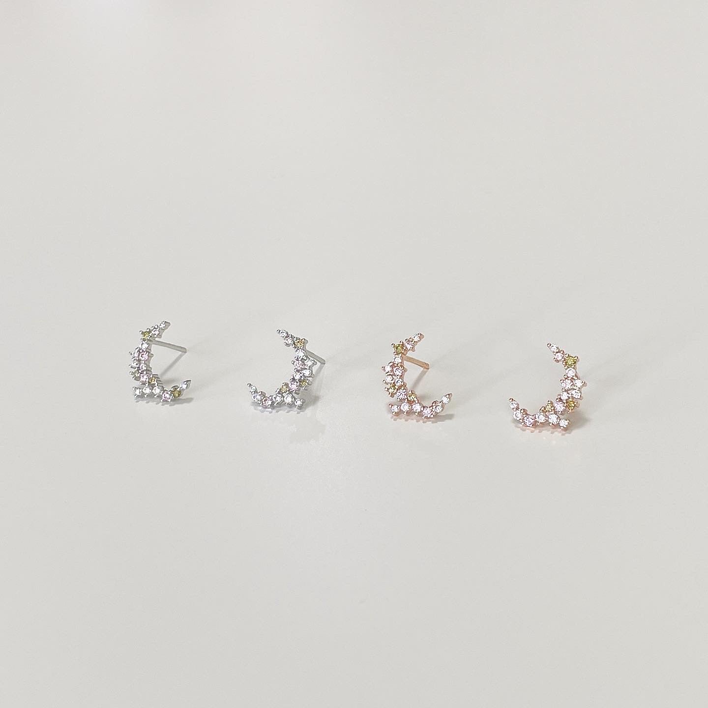 Crescent earrings