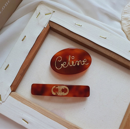 Celine hair clip