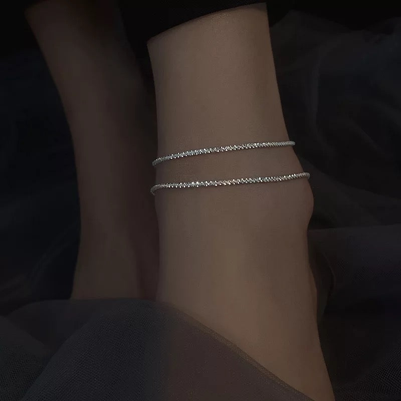 Sparkling anklet