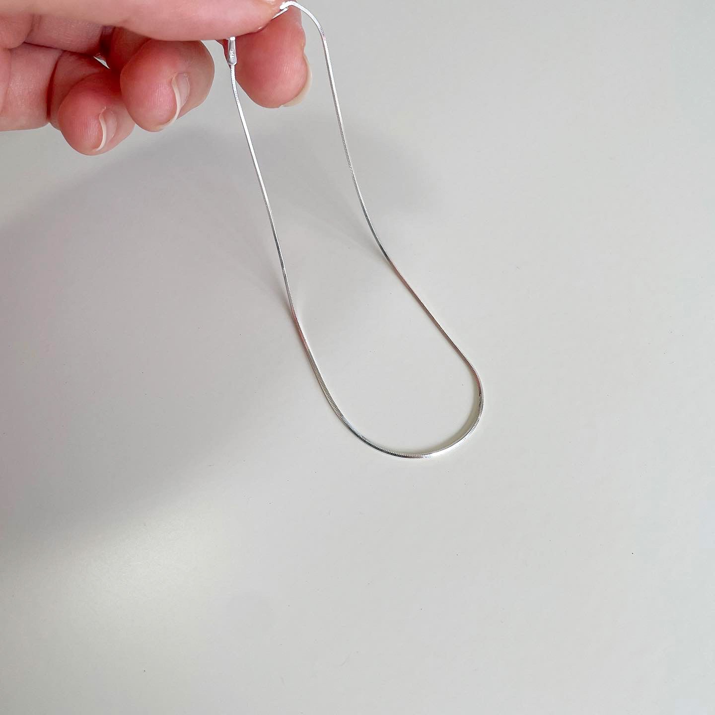 Snake silk chain anklet