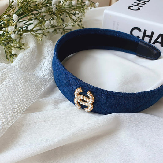 Denim cc headband