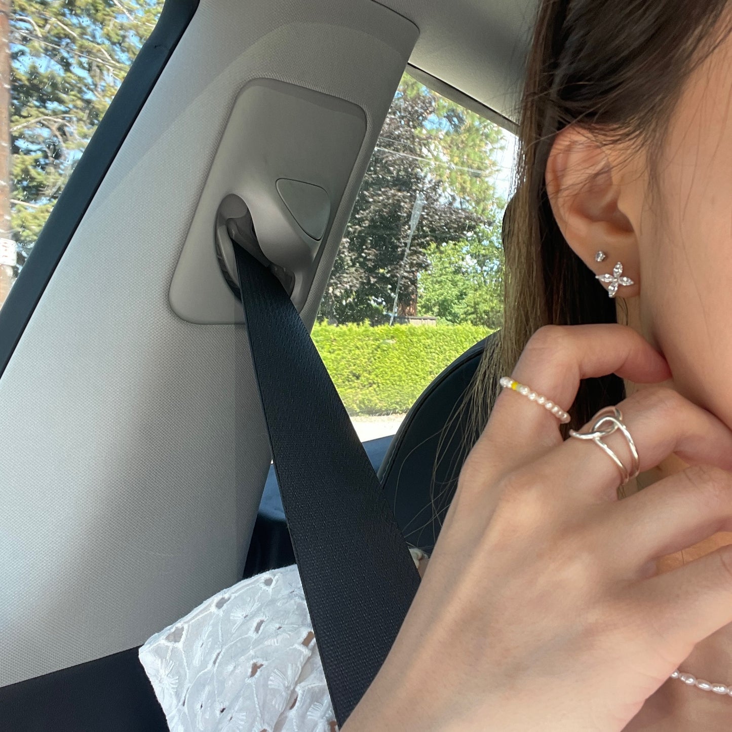 Summer flower earrings