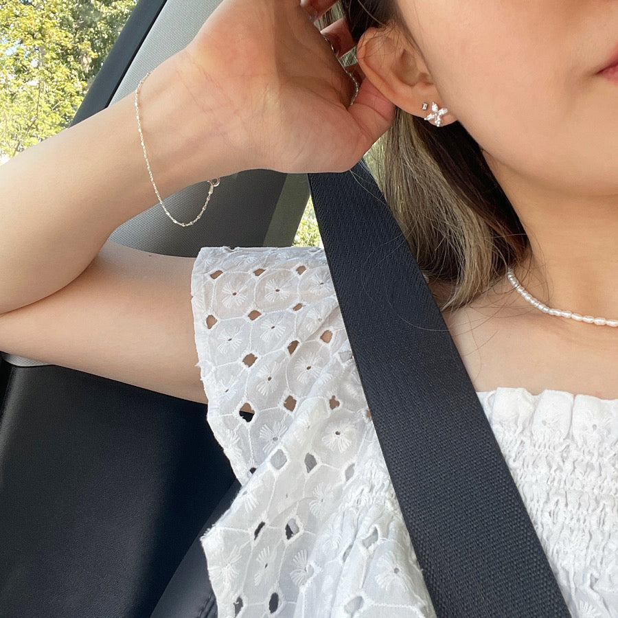 Summer flower earrings