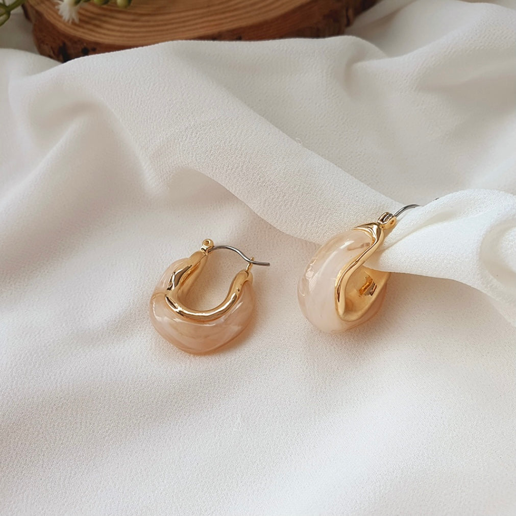 Pumpkin donut earrings