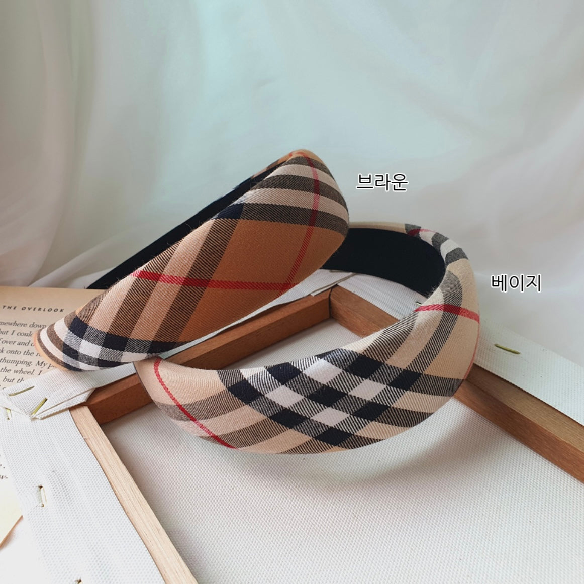 Modern check headband