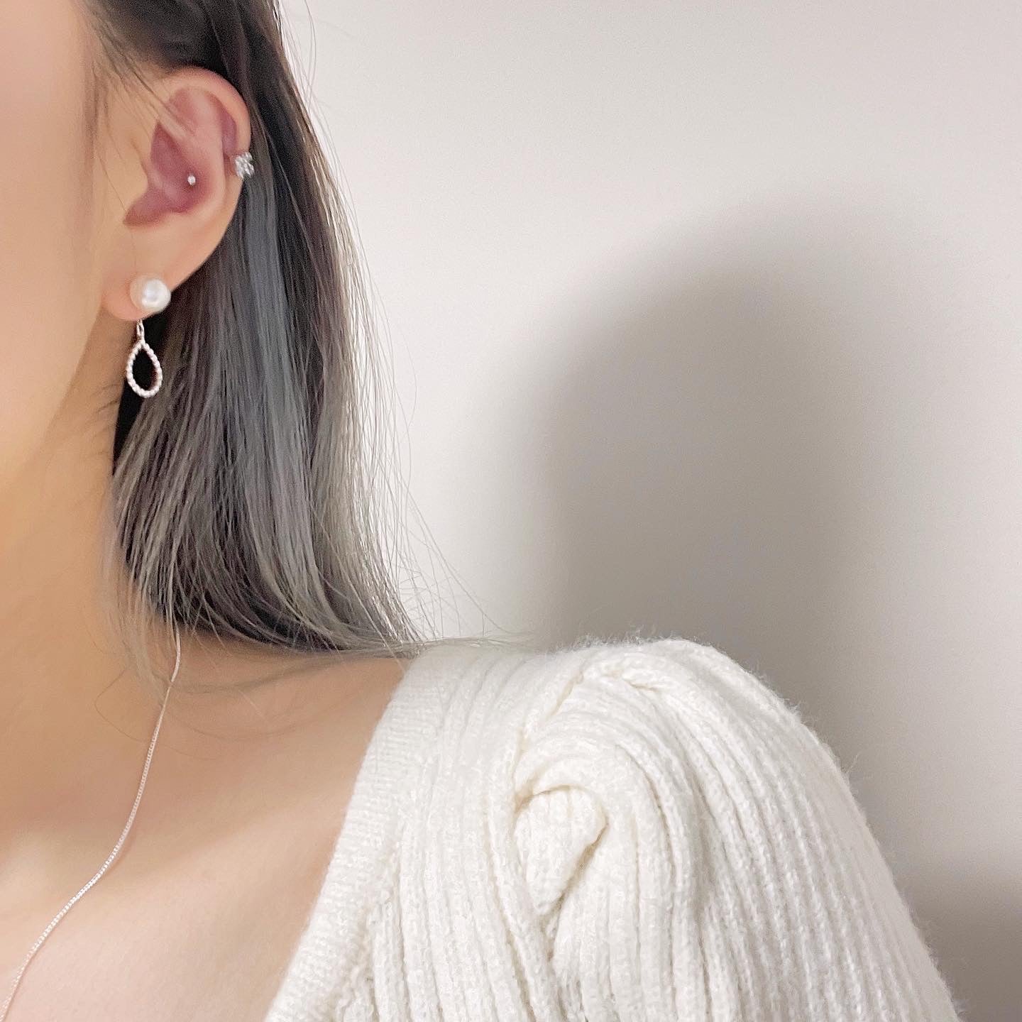 Swarovski drop earrings